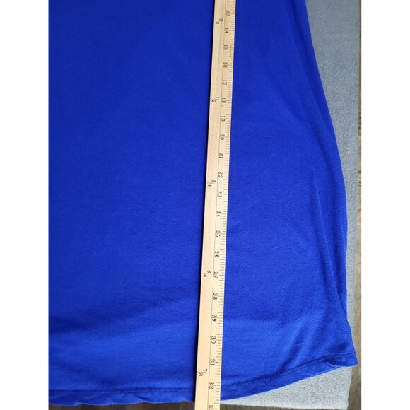 Michael Michael Kors Women's SZ LG Blue T Shirt Mini Dress - Picture 6 of 7